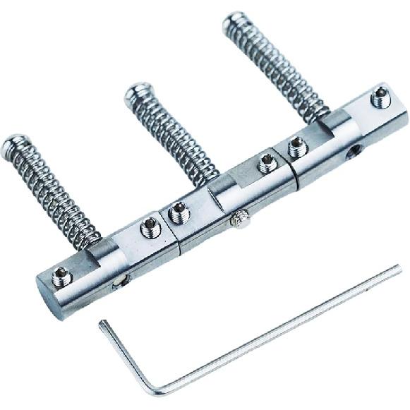 Guyker Brass Compensated Bridge Saddles Set of 3-10.8mm Barrel In-Tune Bridge Saddle with Wrench Compatible with Vintage-style Tele TL Electric