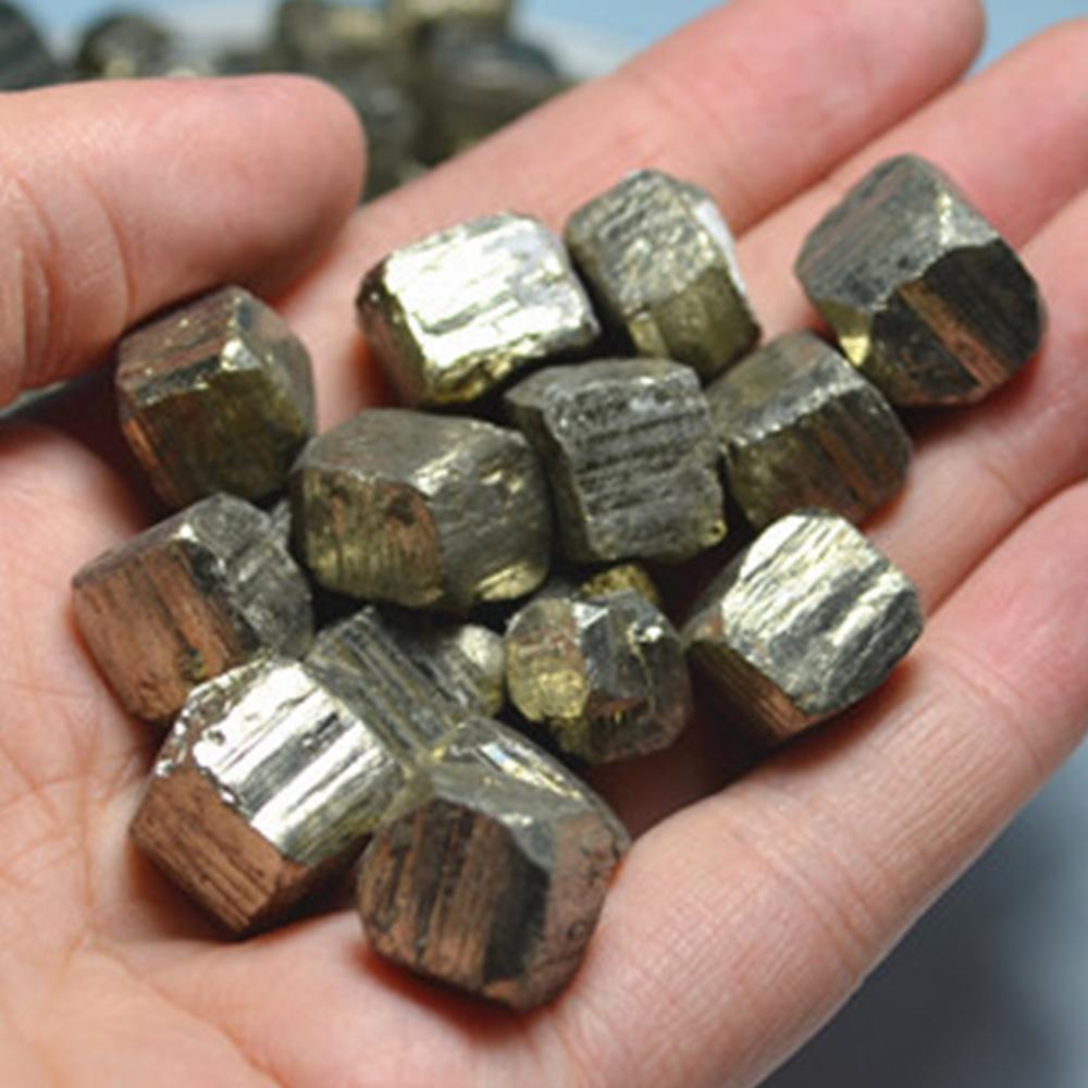 Natural High Density Cubic Pyrite Stone Fool s Gold Rough Irregular Ore Mineral Teaching Specimen Ornaments 1pc