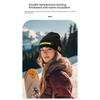Wireless Bluetooth 5.4 Music Beanie Hat with LED Headlight, IPX5 Waterproof Stereo Headphones for Outdoor Sports