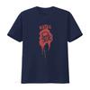 Vintage 90s Zero Skateboards Navy Blue T Shirt with Skull and Crossbones Print Size M Vintage Washed Slightly Breathable