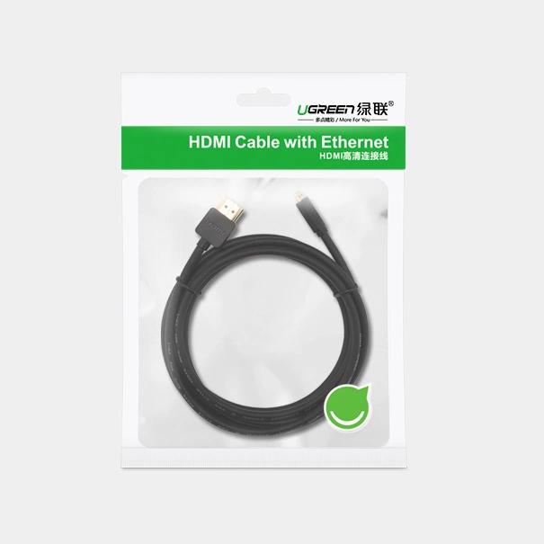 Ugreen Hd127 Micro Hdmi - Hdmi 2.0 Cable 1 M - Black