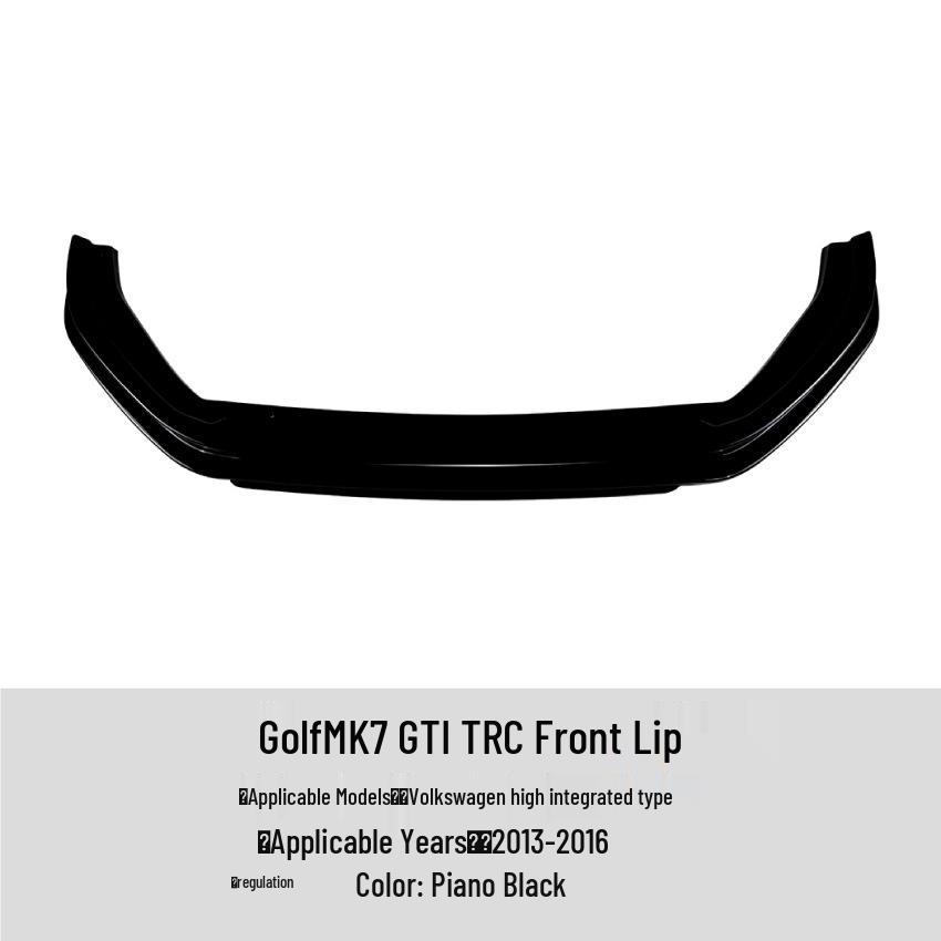 Compatible with Volkswagen Golf MK7 GTI TCR Front Lip Spoiler Deflector Modification