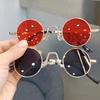 Vintage Hip Hop Sun Glasses Glasses Small Spectacle Frame Frame Circular Womens Street Photography Mini Eyeglasses Funny Sunglasses