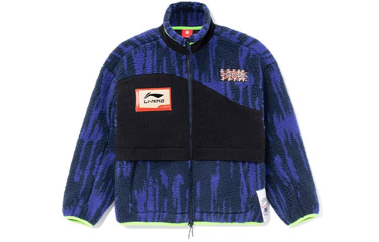 Li Ning Jackets Unisex Blue Stand Collar Moderate Other AJDR435-4 M