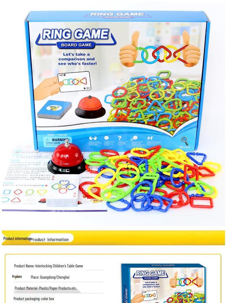 Renbo Toys Proplétací stolní hra: Praktický hlavolam pro interakci rodič-dítě