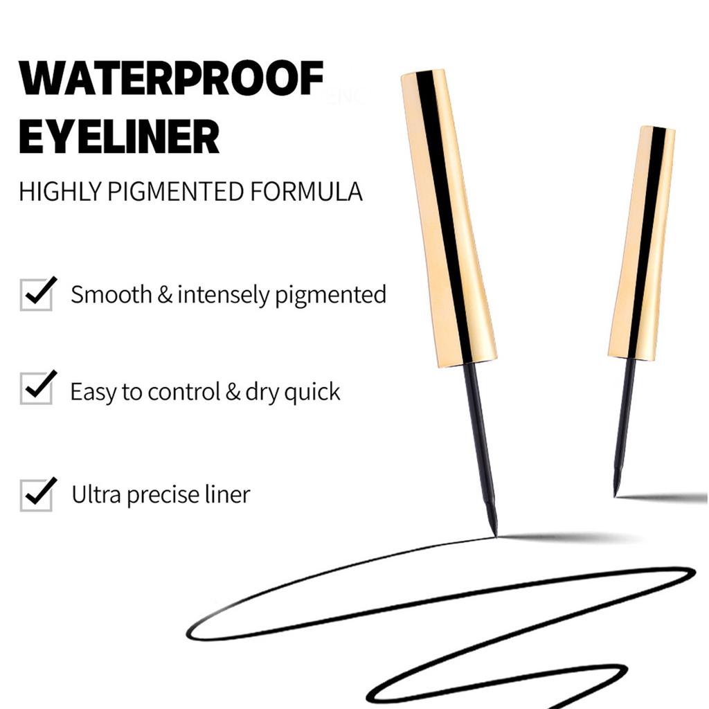 Quick Drying, Natural Black And Stain Resistant, Black Eyeshadow Multi Purpose,3.4ml