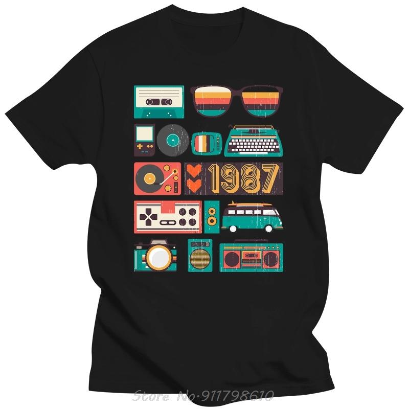 

Жизнь начинается в тридцать Легенды 1987 Футболка Рожден в 1987 Старый Лучший подарок День рождения Лучший День отца Футболка Хлопок Уличная одежда Футболки 4XL