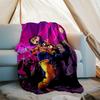 1pc Coraline6 Theme Blanket - Digital Print, Polyester, Cozy for All Seasons, Perfect for Outdoor, and Travel