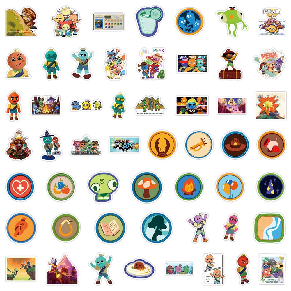 50PCS Waterproof Cartoon Graffiti Stickers for Scooter, Notebook, and Water Cup Decoration