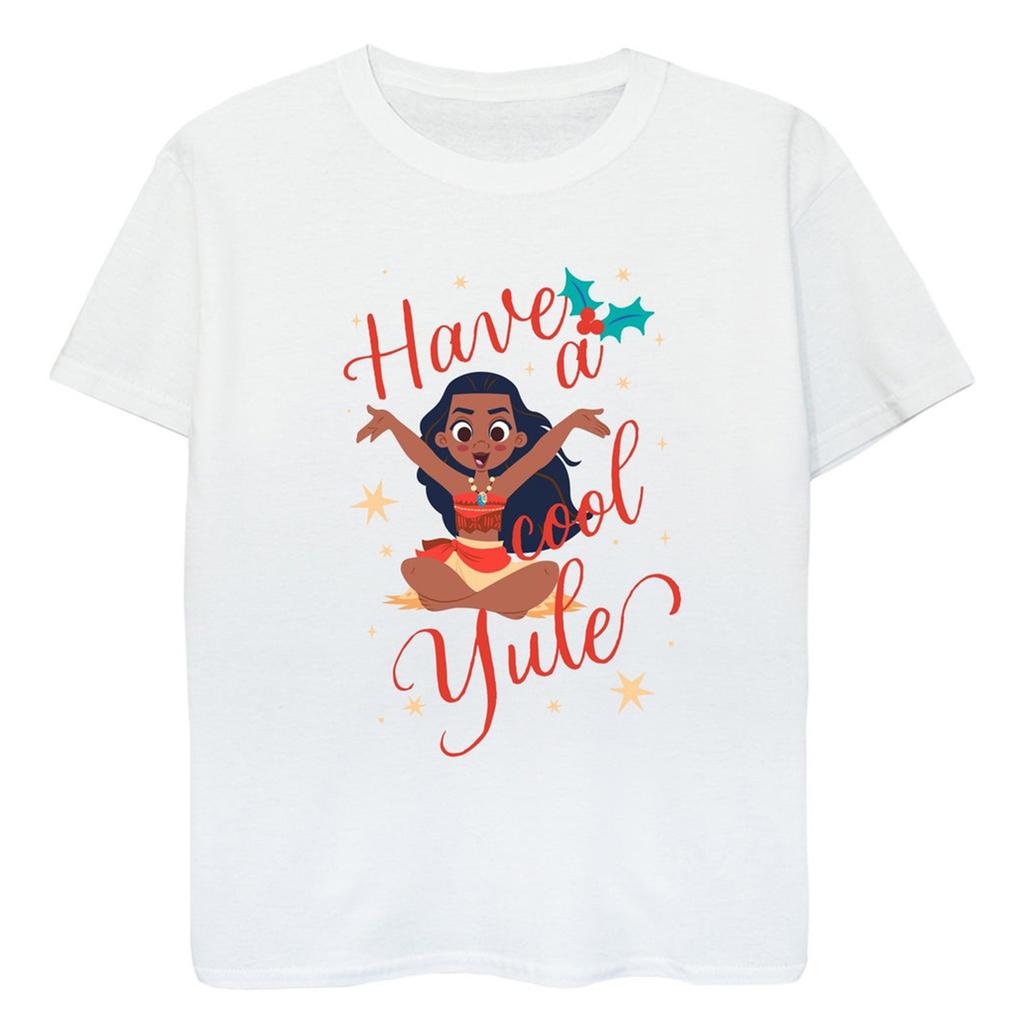 Moana Girls Have A Cool Yule Cotton T-Shirt