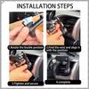 1pc Gravity Universal Car Air Vent Phone Holder Shockproof GPS Clip For Peugeot Lion Badge 308 3008 2008 306 Hub Cap Accessories