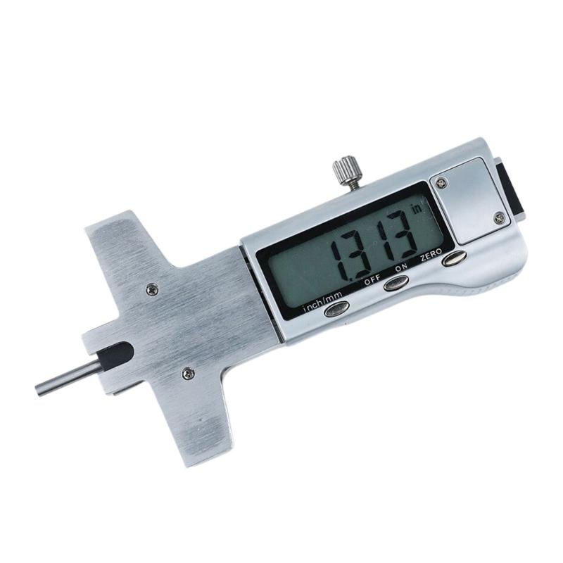 High Precisions Aluminum Guitar String Height Ruler With Digital Readout For Luthiers And Musicians