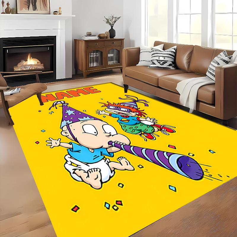 Custom personalization Rugrats Area Rug - Perfect For Kitchen, Bathroom,Laundry Room Decor Large Size Available,Gift All Seasons