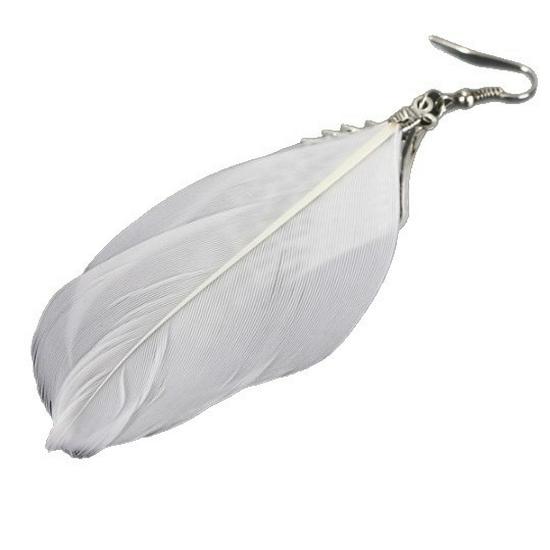 Angel Wings Feather Earrings: Fashionable Changeable Ornaments with a European-American Flair