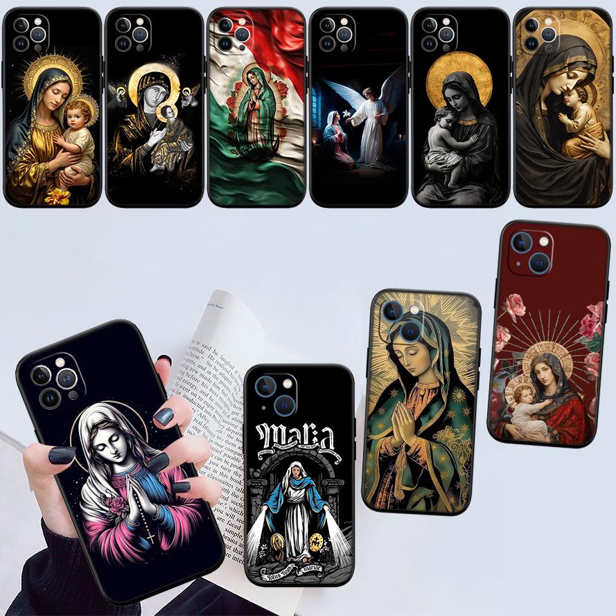 RE62 Virgen Maria Shell Phone Case for Samsung Galaxy Note 10 20 S23 S24 S25 Ultra FE Plus Edge Lite A02S A35 A07 A17