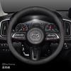 NEW For Mazda 2 3 5 6 CX-4 CX-5CX-7CX-8CX-30CX-50 MX5 Miata RX-7 RX-8 Axela Atenza Car Carbon Fiber Leather Steering Wheel Cover
