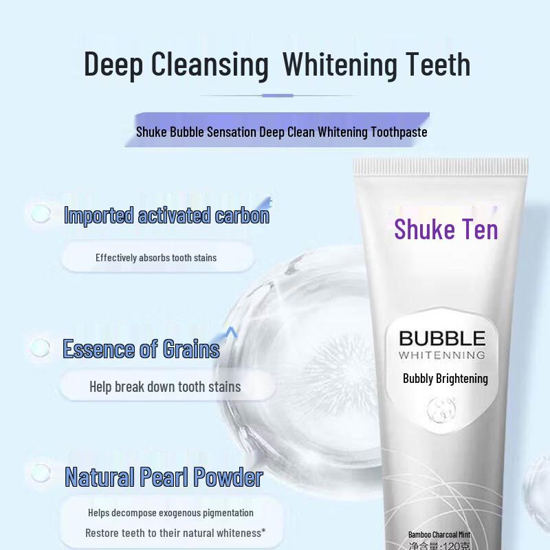 Shuke Foaming Multi-Effect Anti-Sensitive Toothpaste (4-Flavor Pack)