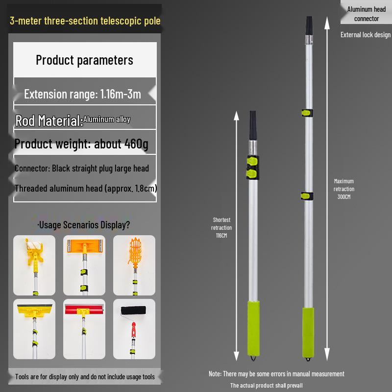 Adjustable High-Altitude Fruit Picker with Extendable Pole for Berries, Waxberries, Plums, Loquats, and Apples.