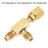 1/4X1/4X1/4\\\" T-adapter Djupvakuumgrenrör SAE Fläns