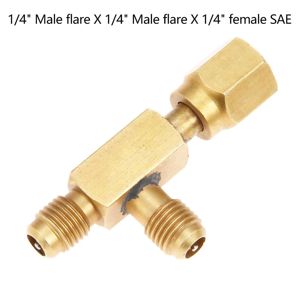 1/4X1/4X1/4\\\" T-adapter Djupvakuumgrenrör SAE Fläns