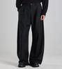 Beoteunseoul Minimal Classic One-Pleat Wide Slacks (Black)