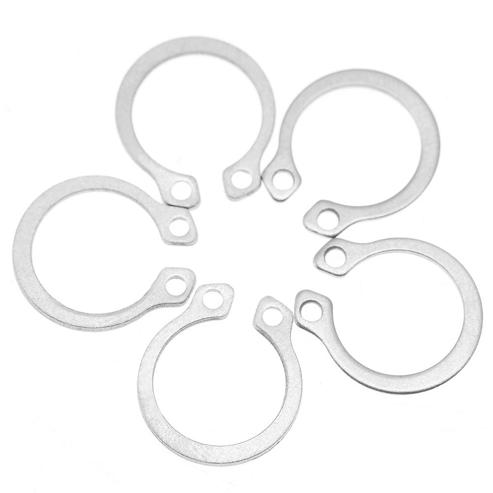 120pcs Stainless Steel Snap Retaining Ring Circlip Assortment Set 9mm   14mm with Box