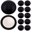 Door Bumpers Self-Adhesive Door Stopper For Walls Black 10 Pcs Flexible