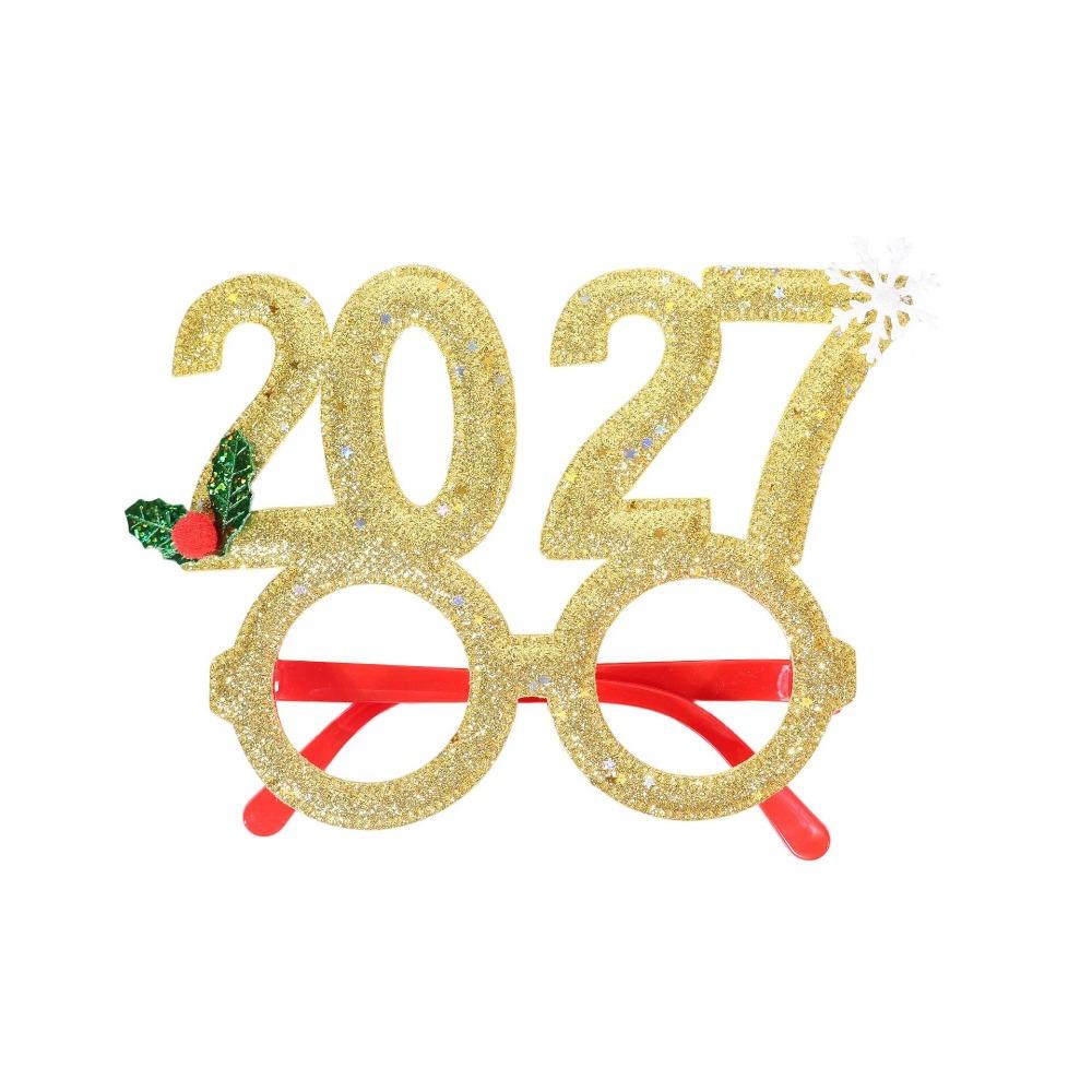 Xmas Hair Band Sequin 2027 New Year Headband Sweet Glitter Christmas Headpiece Cute Flexible 2027 Number Hair Hoop Holiday Party