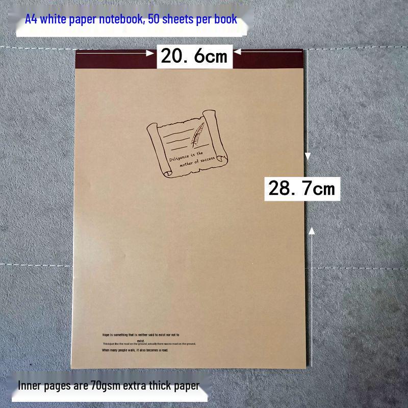Super Value Thick Note Paper Notebook - 110 Blank Sheets