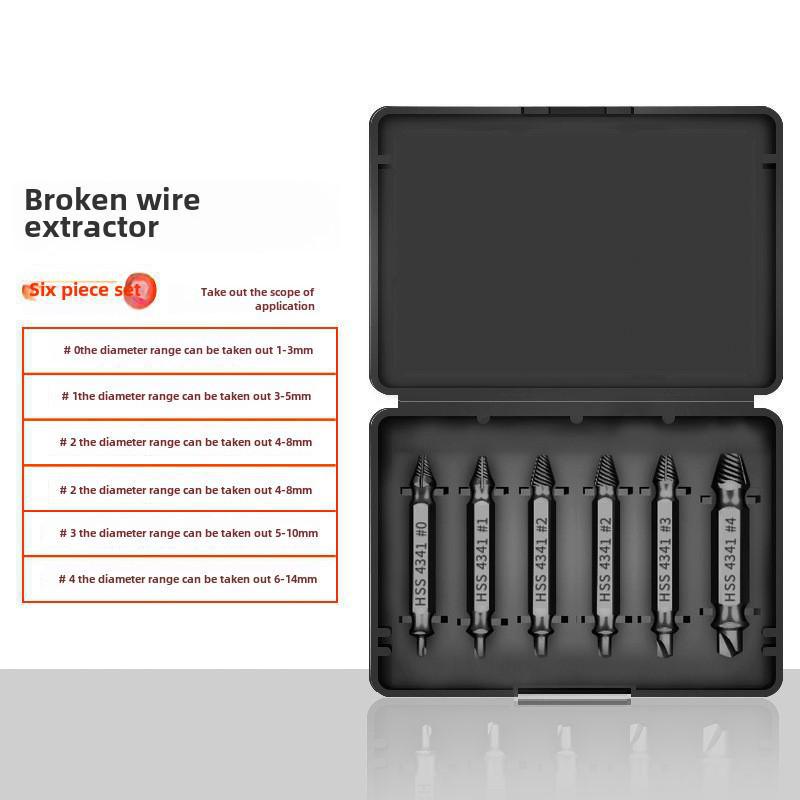 Grenzüberschreitender Doppelkopf-Schraubenausdreher aus Schnellarbeitsstahl 4341 für Drahtbruch und Gleitschrauben