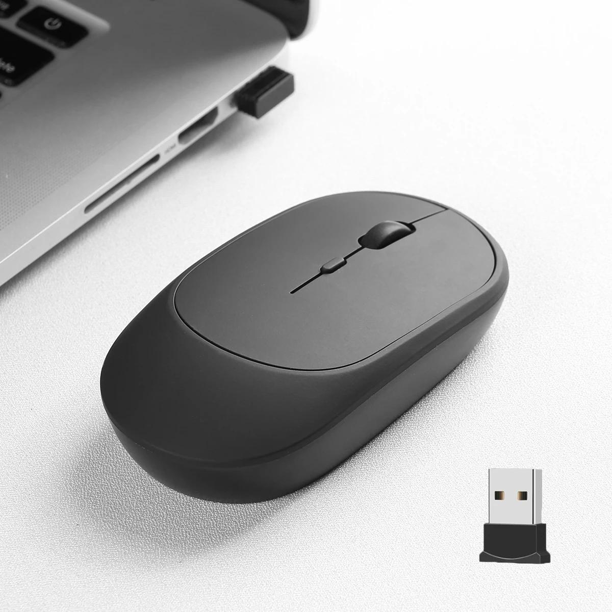 

Wireless Mouse Rechargeable Mouse Gamer Dual Modes Bluetooth-compatible 2.4G Mice For Laptop Pad Tablet PC Macbook Mause