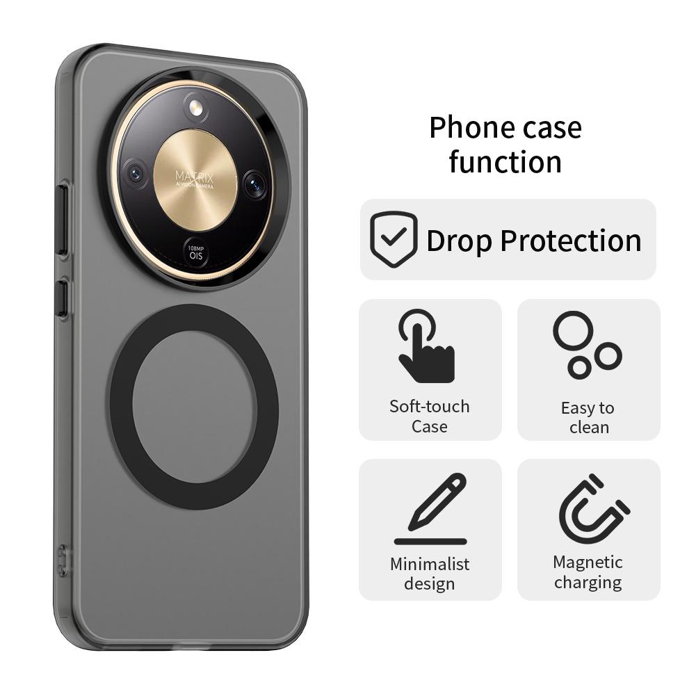 For Honor X9d 5G/X70 5G Magnetic Case Anti Drop Hybrid Phone Back Cover