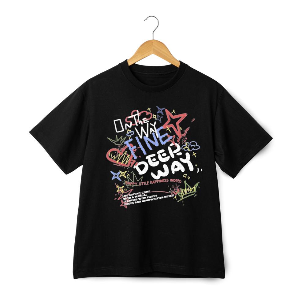 

Fine Happy Little Happiness Graphic Unisex Tee M