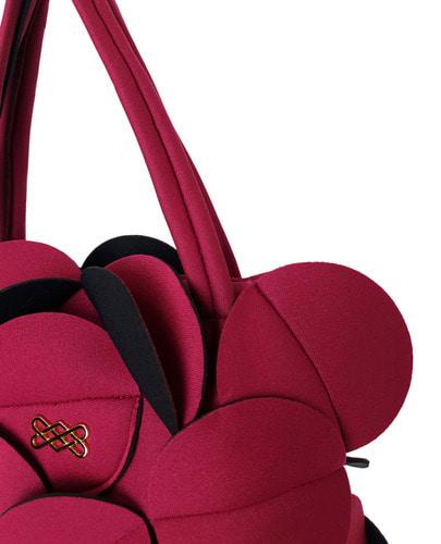 Suin Flower Tote Bag_Wine