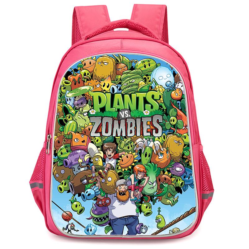 Plants Vs. Zombies Plants Vs. Zombies Anime Backpack Student Bag