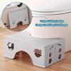 Durable Foldable Toilet Stool Thickened Non-Slip Children's Toilet Stool Space-Saving Anti Curling Leg Bathroom Foot Stool Elder