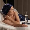 Long Satin Bonnet with Elastic Band Women Sleeping Bonnet Extra Large Braids Curly Hair Wrap Hat Soft Silk Hair Care Protection Nightcap