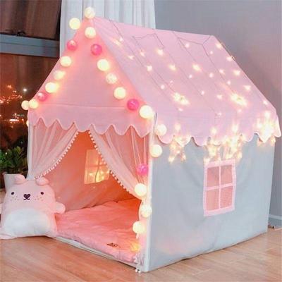 Princess Castle Indoor Play Tent with Mosquito Net for Kids - Birthday Gift Idea