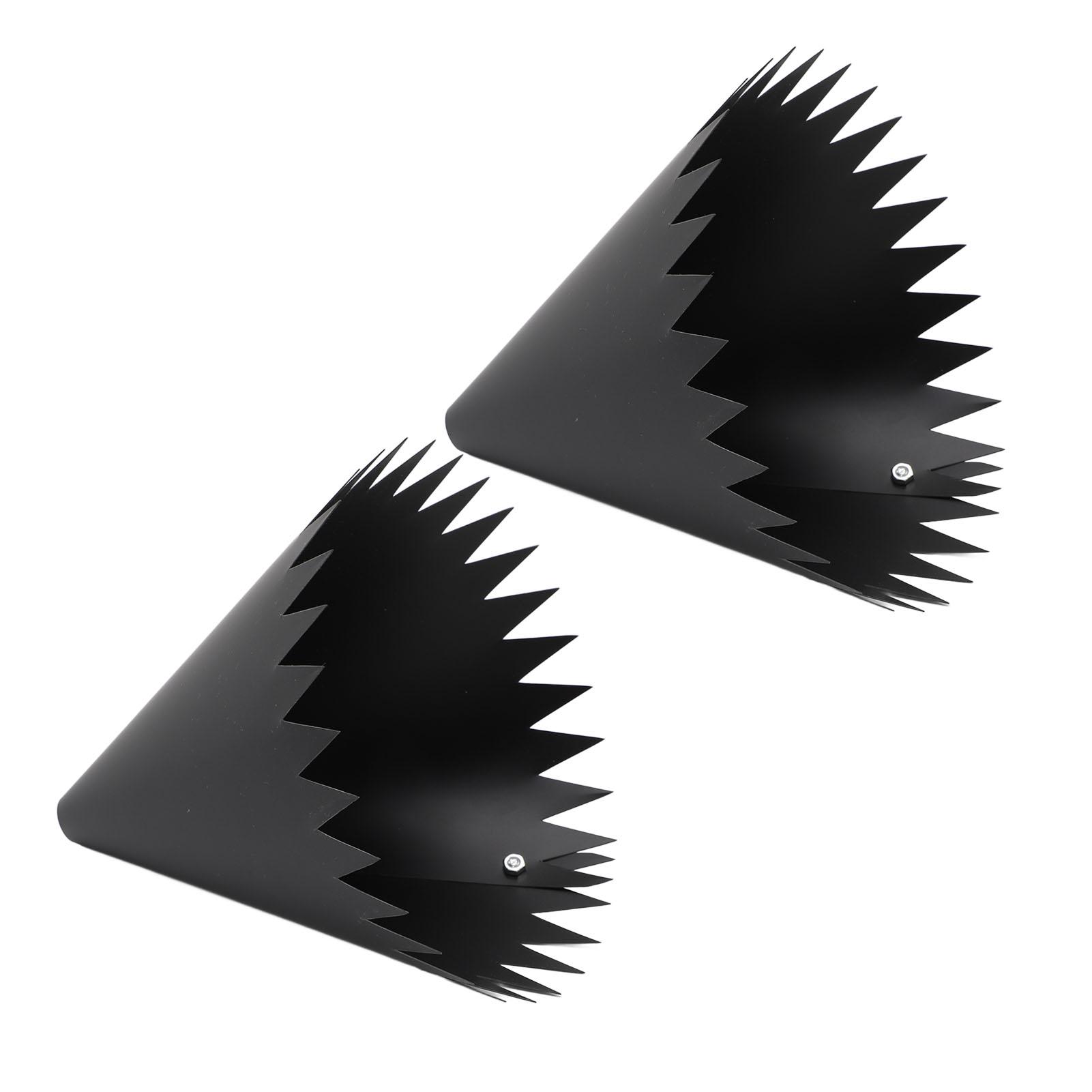 

Proof Baffle for Bird Feeder Pole Outdoor Wrap Around Baffle PVC Guard Stopper Black