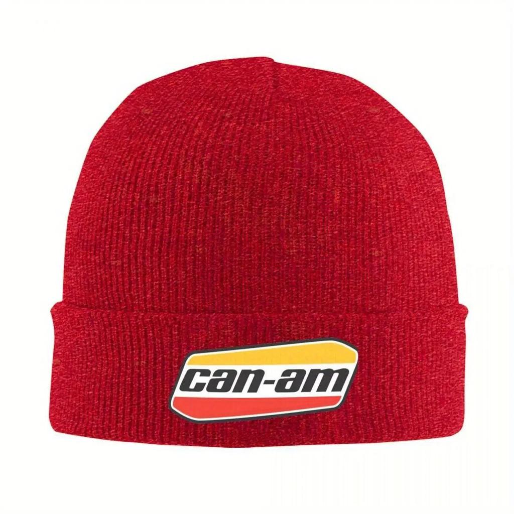 New Can Am Hats Autumn Winter Beanies Street Motor Lover Vehicles Caps Unisex Women Acrylic Knitted Hat