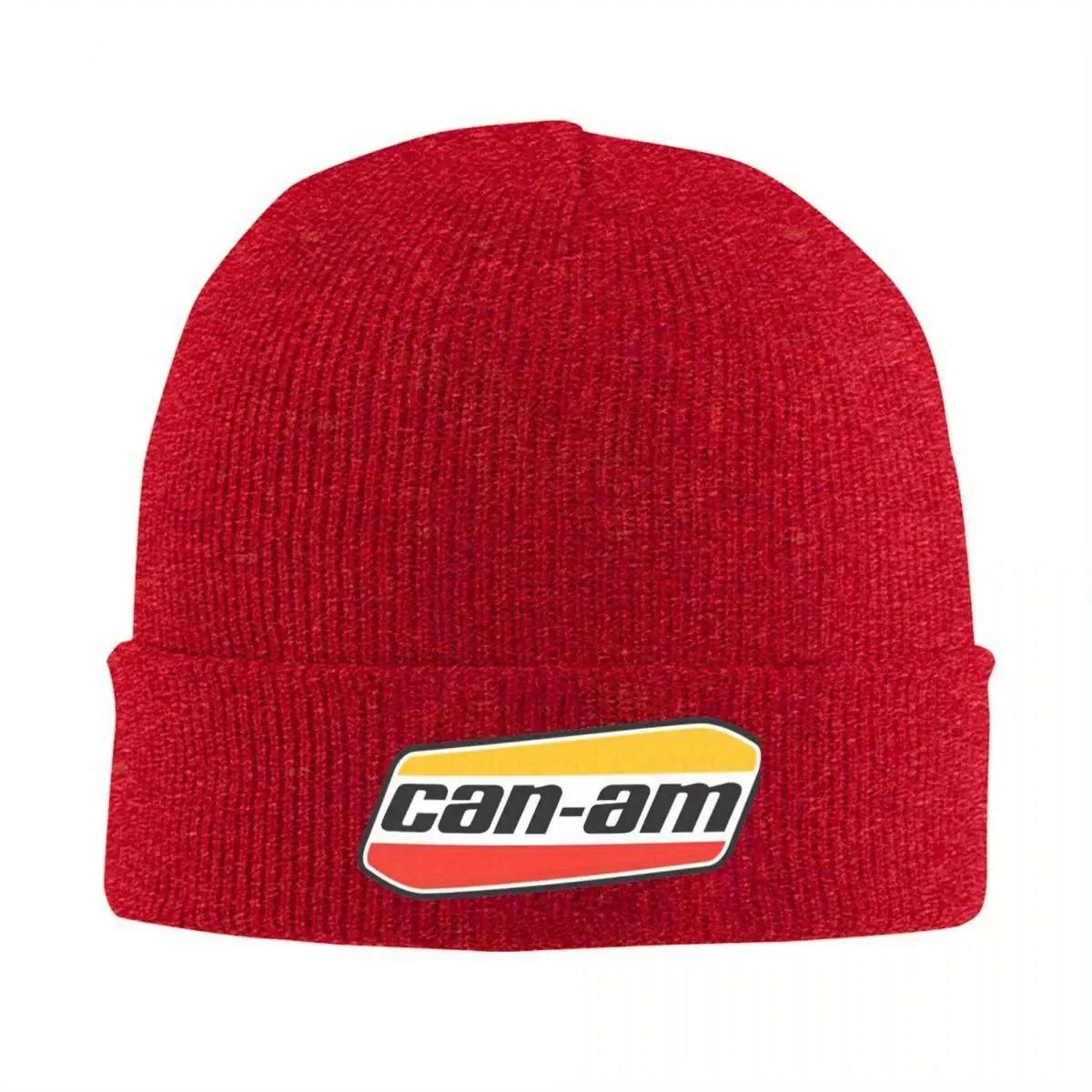 

New Can Am Hats Autumn Winter Beanies Street Motor Lover Vehicles Caps Unisex Women Acrylic Knitted Hat