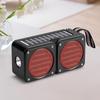 F30 Dual Solar Bluetooth Speaker: Portable Outdoor Wireless Speaker with Radio & Stand