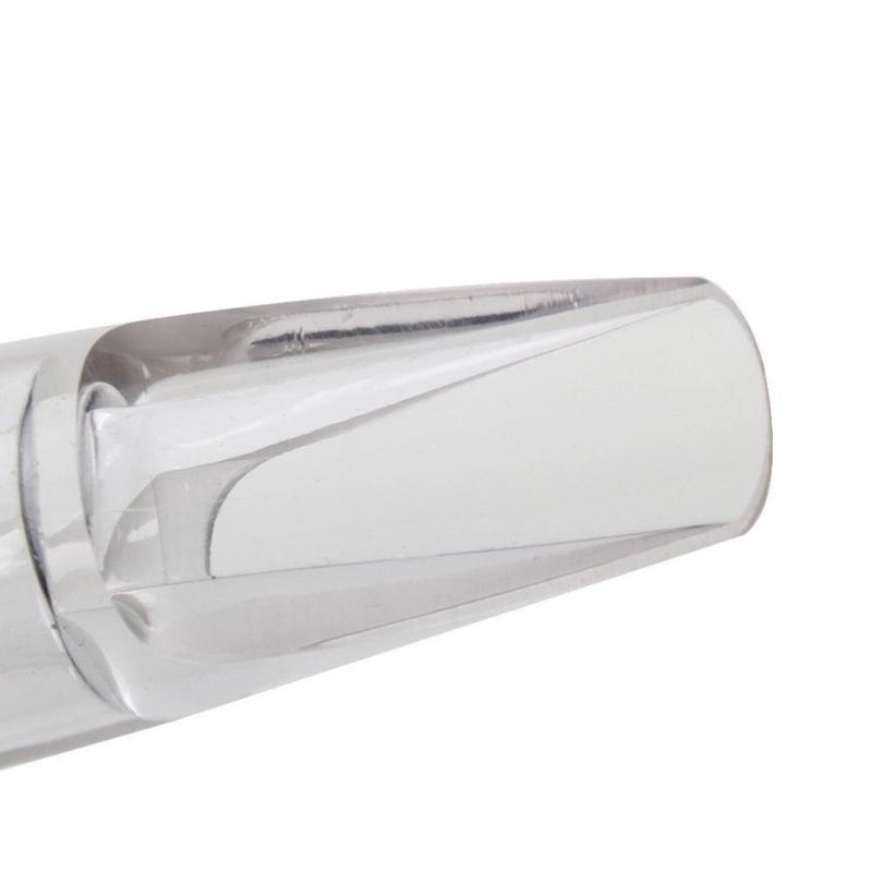 Muștiuc profesional transparent pentru saxofon alto/soprano pentru saxofon care cântă muzică jazz