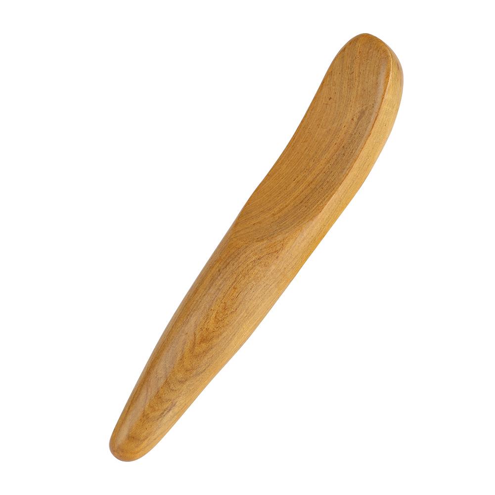Fragrant wood Acupressure Point Meridians Scraping Stick Mini Finger Body Massager