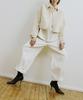 MOLLIOLLI White Round Cotton Denim Pants