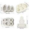 Easy Demold Spices and Nut Silicone Molds for Baking Enthusiasts and DIY Designers with Winter Spices Designs