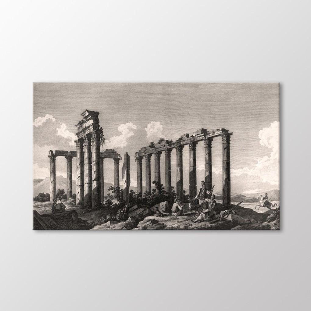 

Руины храма Зевса Евромоса, картина Güzelcik Muğla