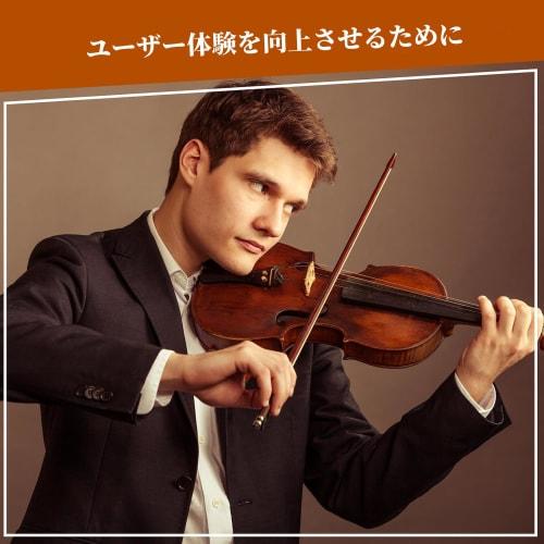 PHOENIX 4/4 Full-Size Violin Kit, Beginner/Adult Student Fiddle Set, Rosewood Bow, Extra Strings & Bridge, 2 Rosins, Tuner, Case, Mute, Fingerboard St