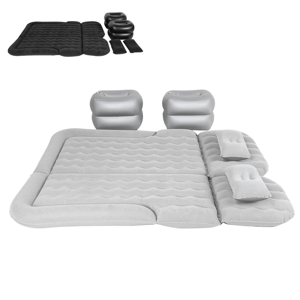 Camping Bed Car Air Mattress Vehicle Inflatable Thickened Travel Bed Sleeping Pad Camping Accessory Car Air Bed SUV Air Mattress
