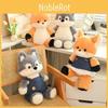Forest Run Little Fox Plush Toy Cute Lamb Husky Rabbit Wolf Doll Children Gift